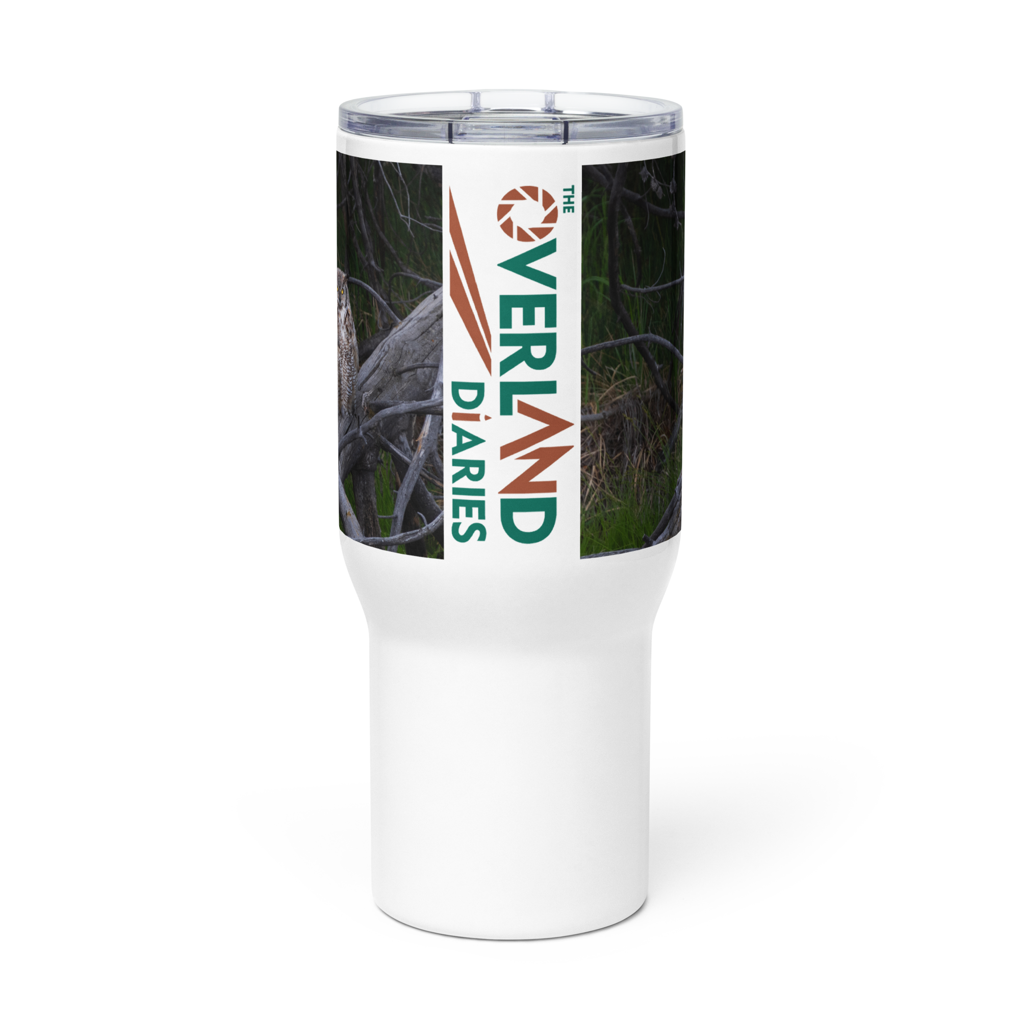 Owl Travel mug with a handle