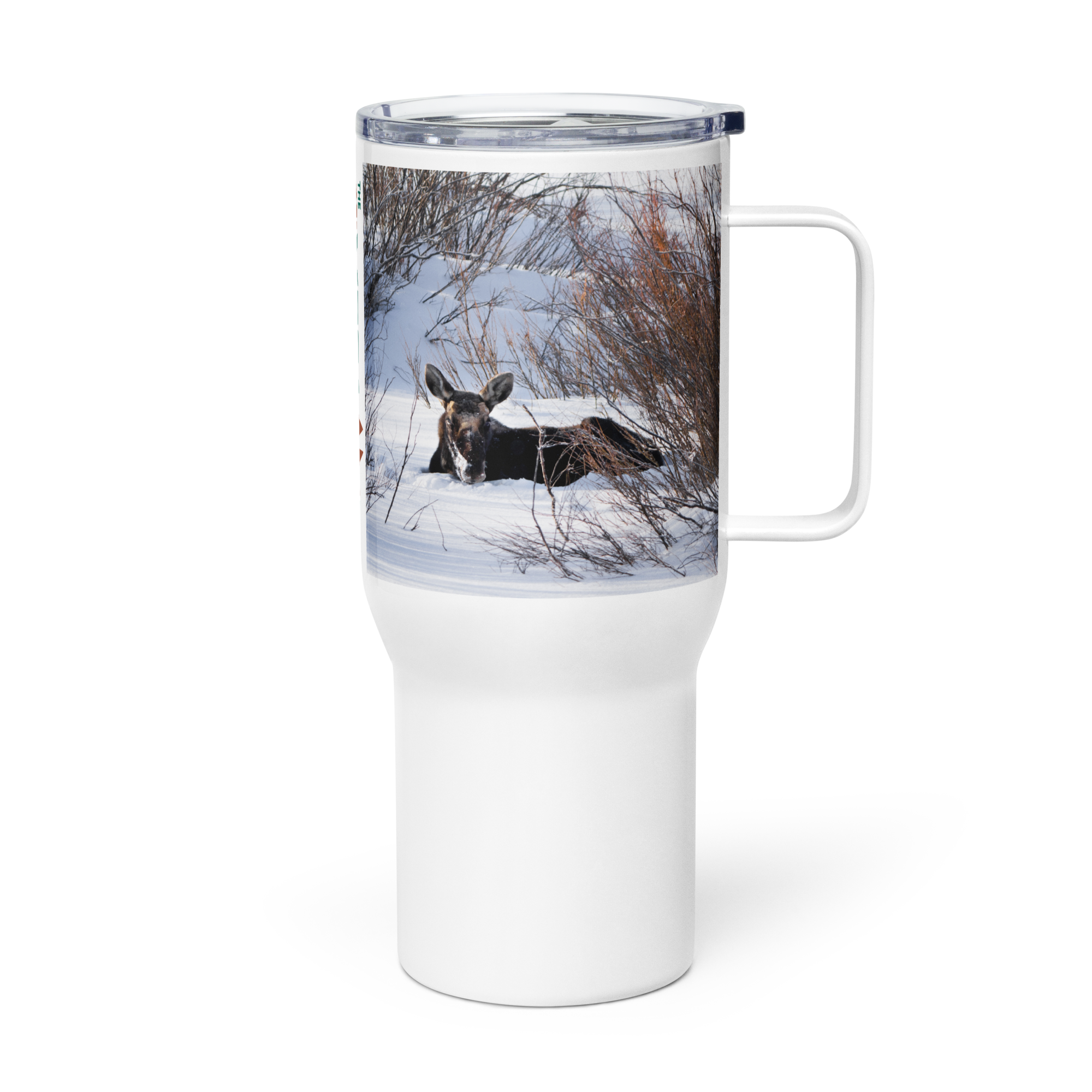 Morning with the Moose: A Travel Mug for Nature’s Peaceful Moments