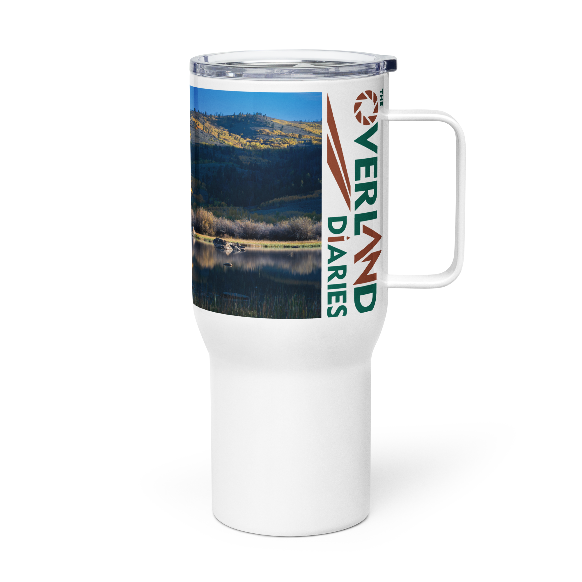 Fall in WyomingTravel mug with a handle