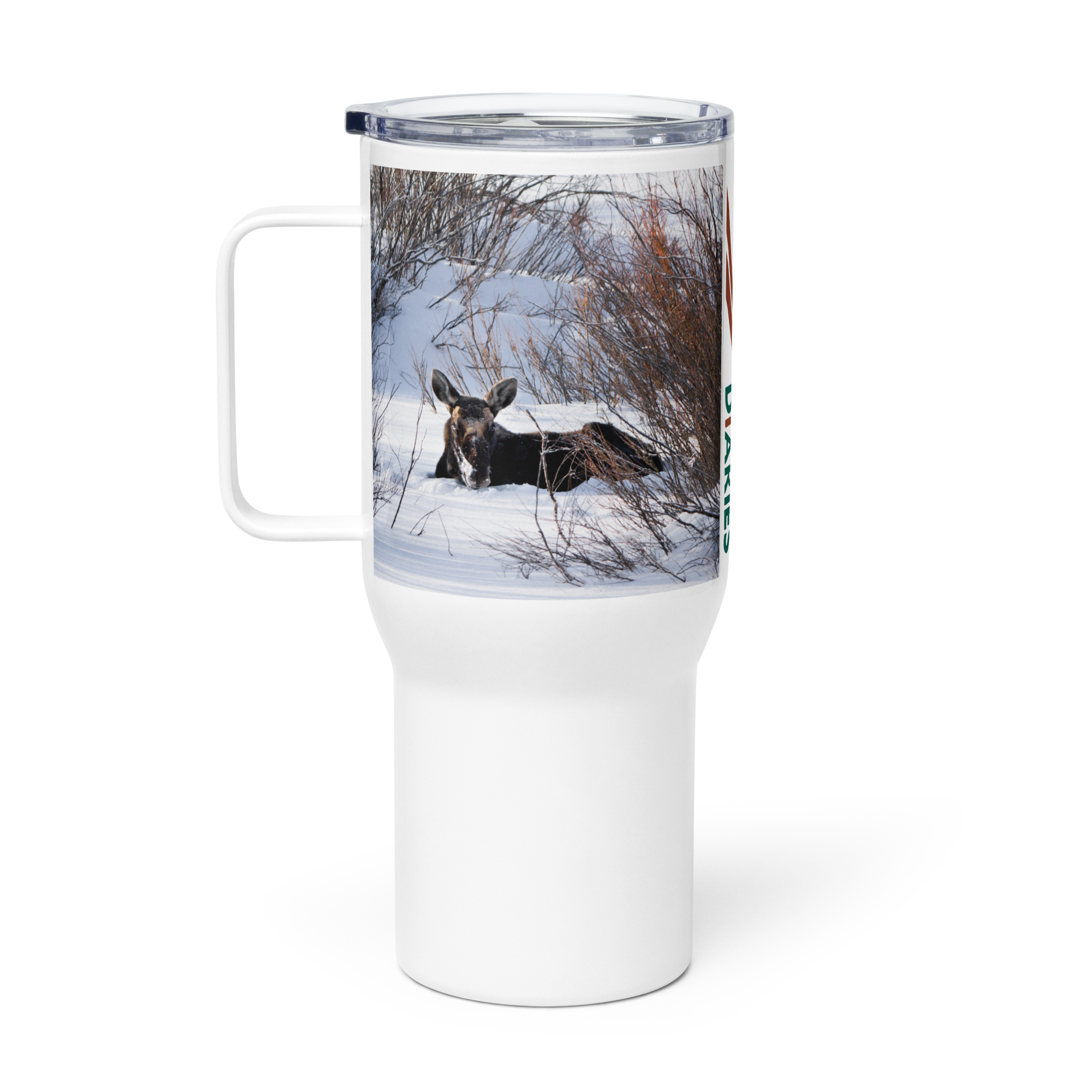 Morning with the Moose: A Travel Mug for Nature’s Peaceful Moments
