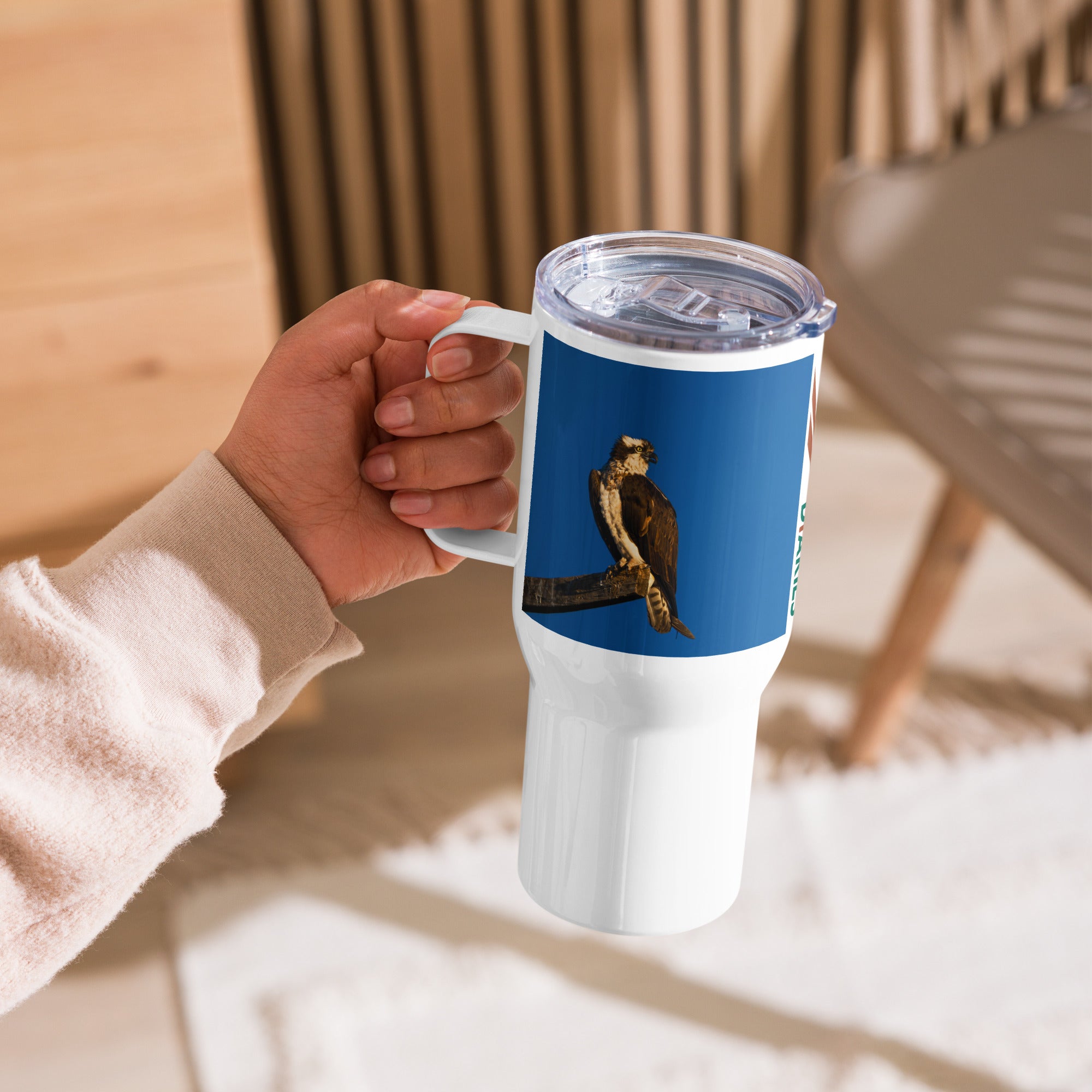 Osprey Travel mug with a handle