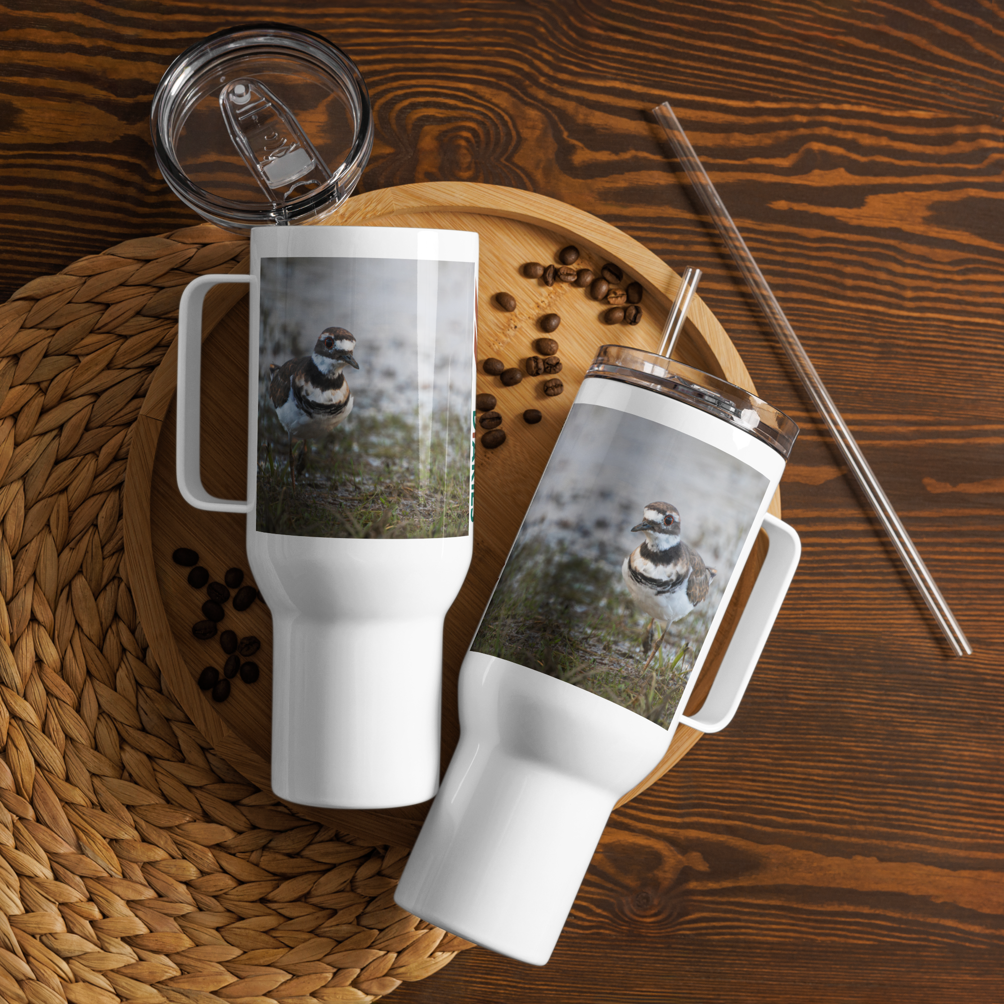 Killdeer Travel mug with a handle