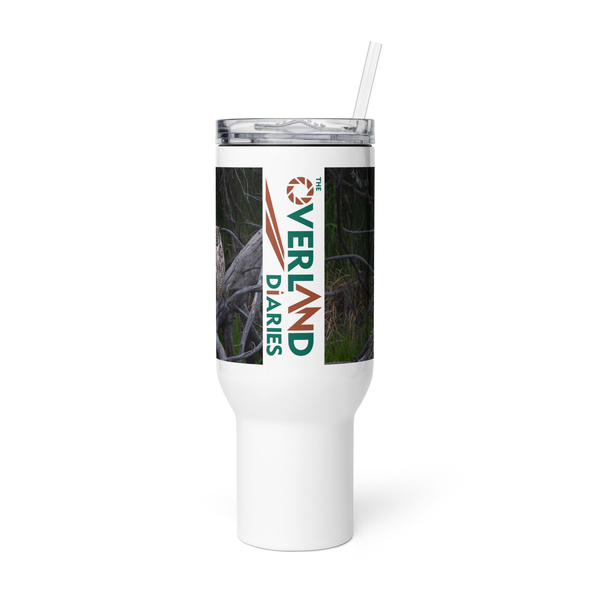 Owl Travel mug with a handle