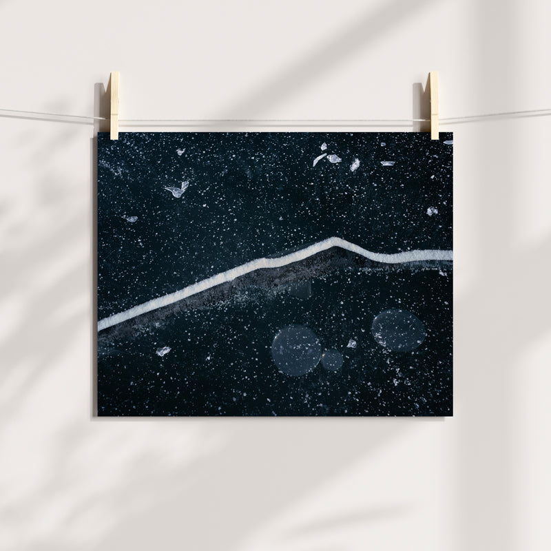 Frozen Lake Wall Art: A Glimpse into Wyoming’s Hidden Beauty