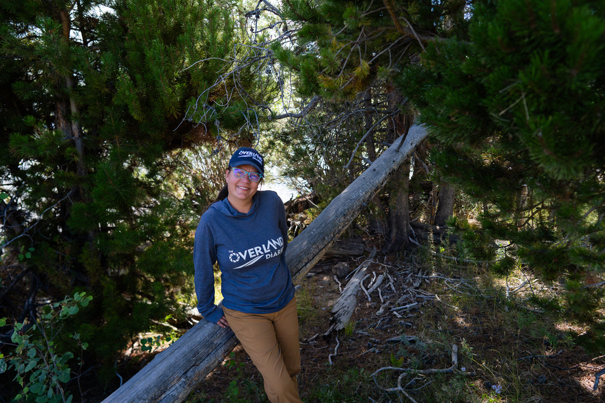 The Overland Diaries Hooded Long-sleeve tee
