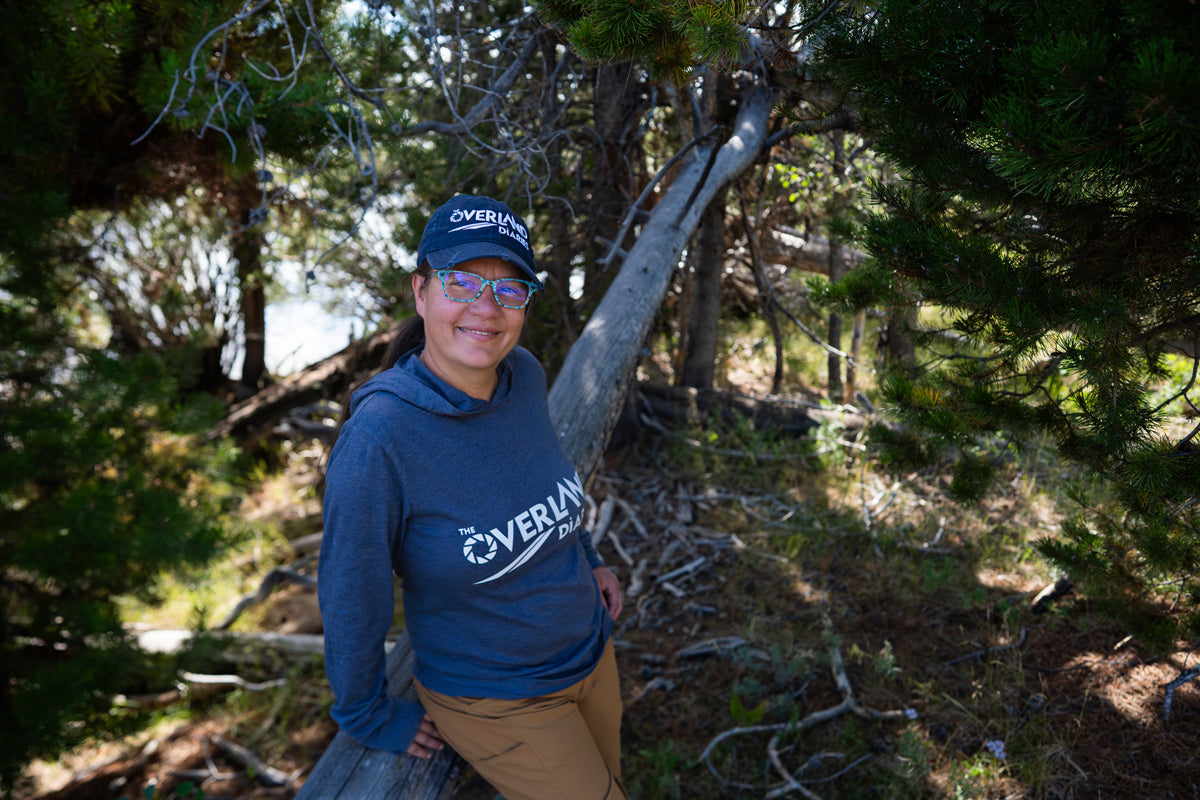 The Overland Diaries Hooded Long-sleeve tee
