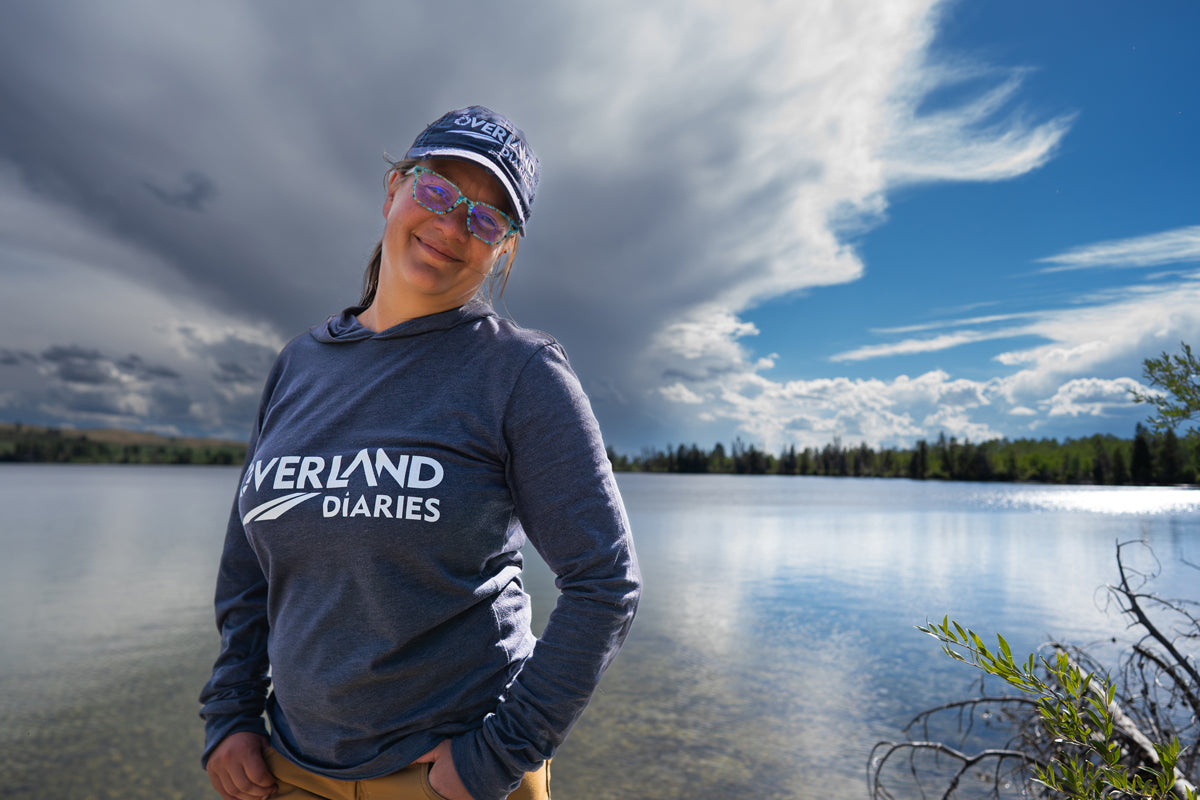 The Overland Diaries Hooded Long-sleeve tee