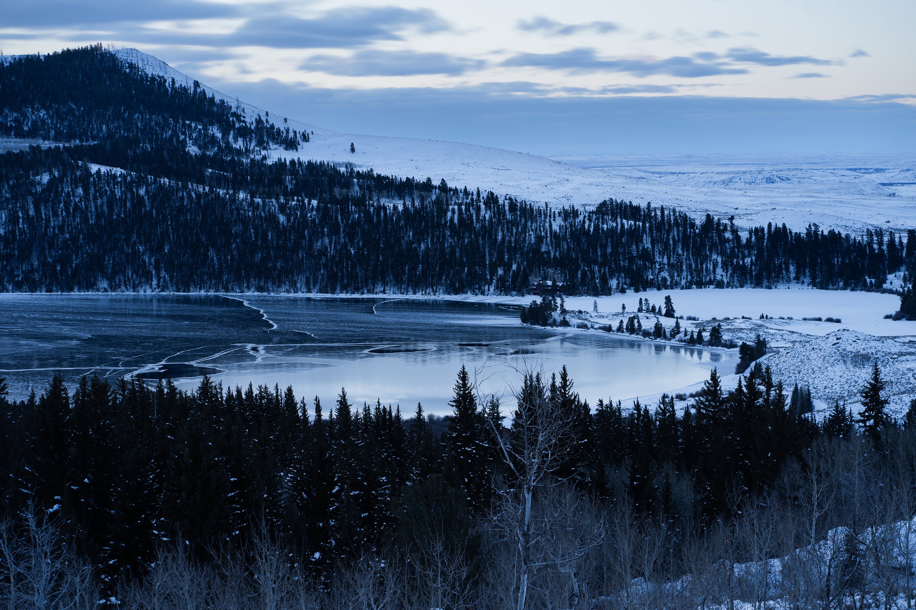 God’s First Light Over Half Moon Lake