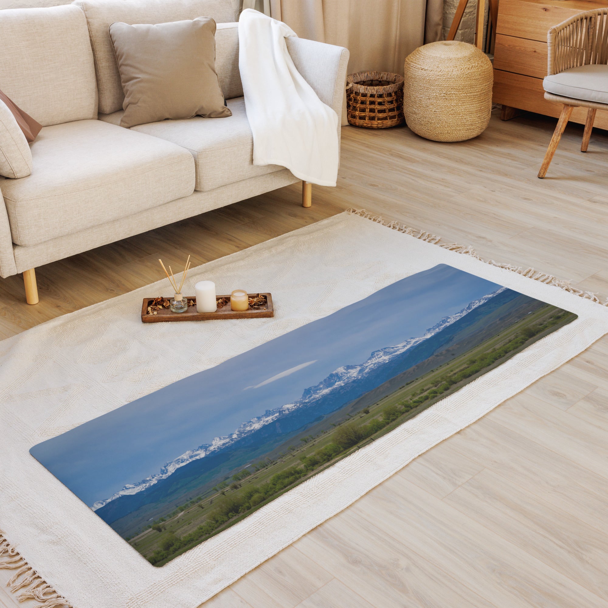Sunset at Wind River Range Yoga mat
