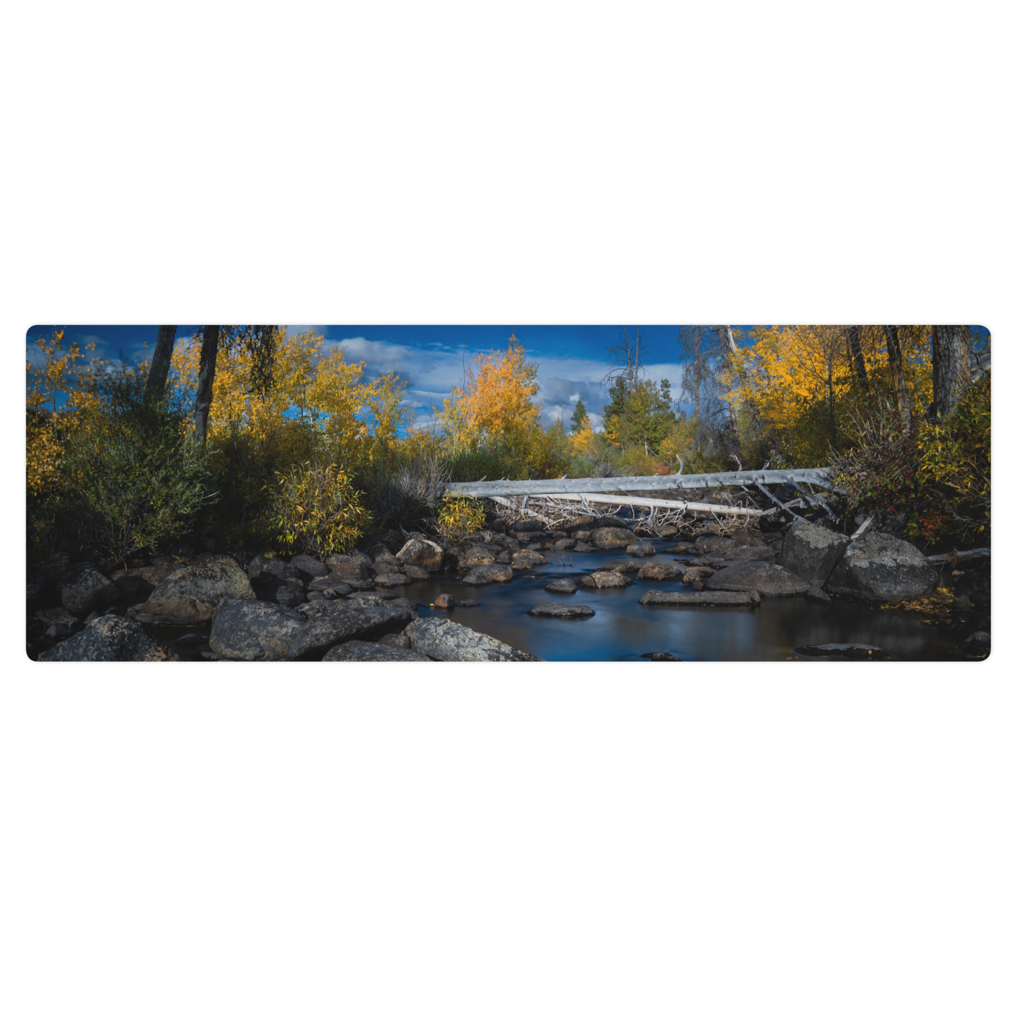 Fall Scenery Yoga mat