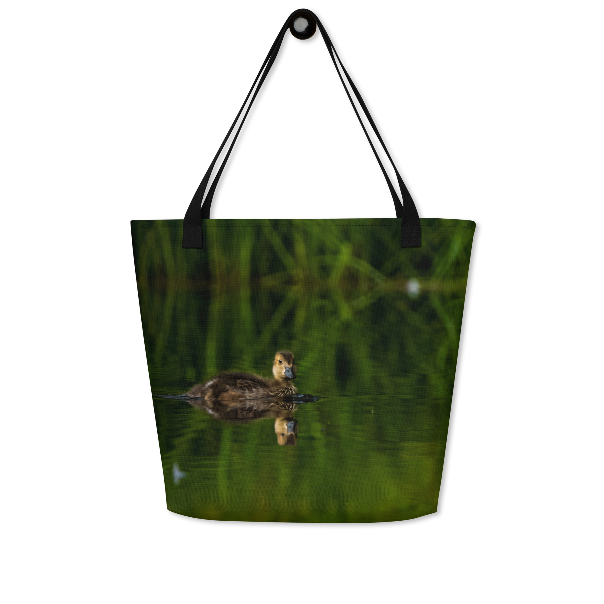 Duckling All-Over Print Large Tote Bag - The Overland Diaries