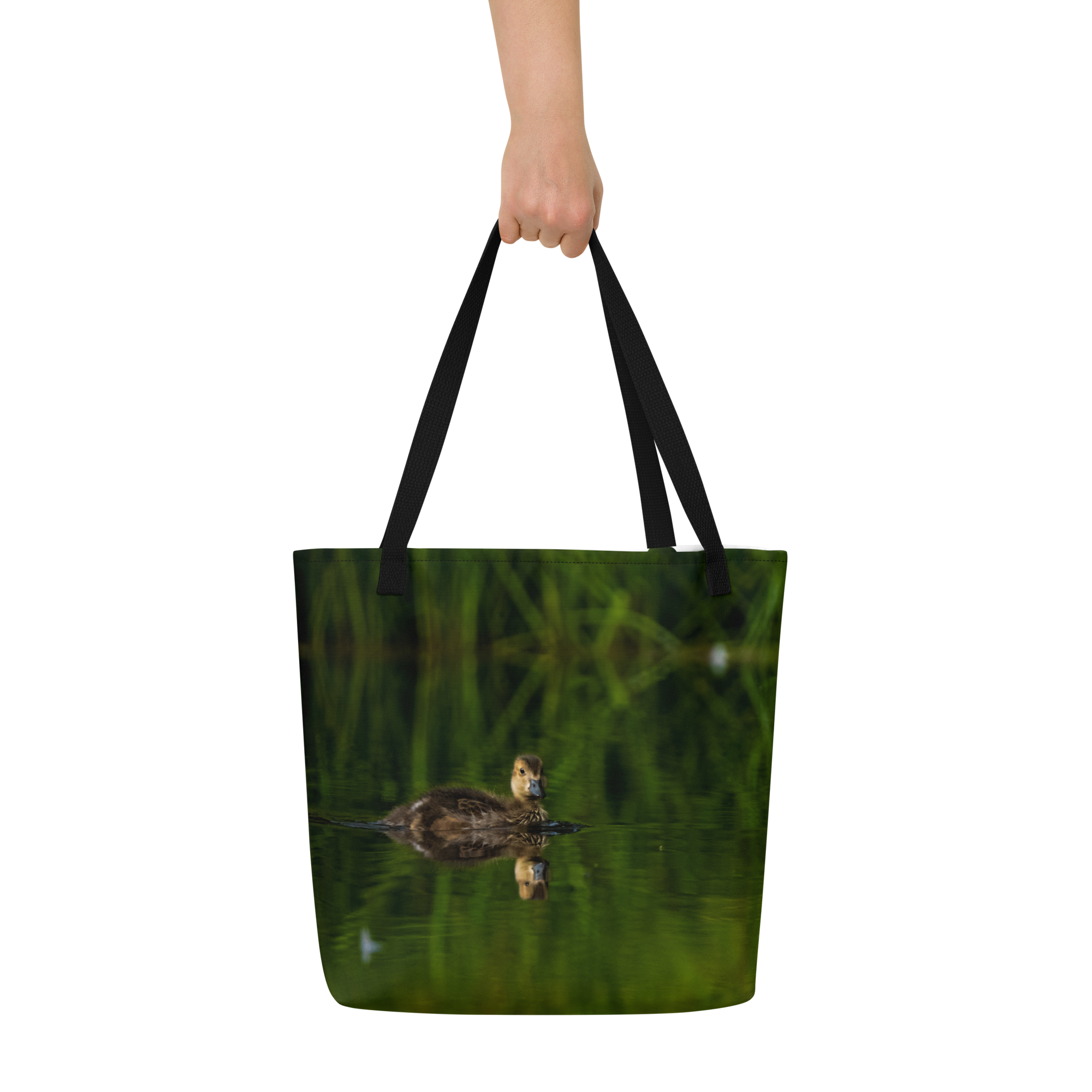 Duckling All-Over Print Large Tote Bag - The Overland Diaries
