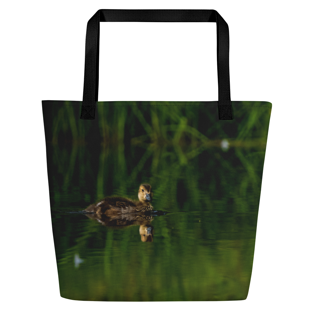 Duckling All-Over Print Large Tote Bag - The Overland Diaries