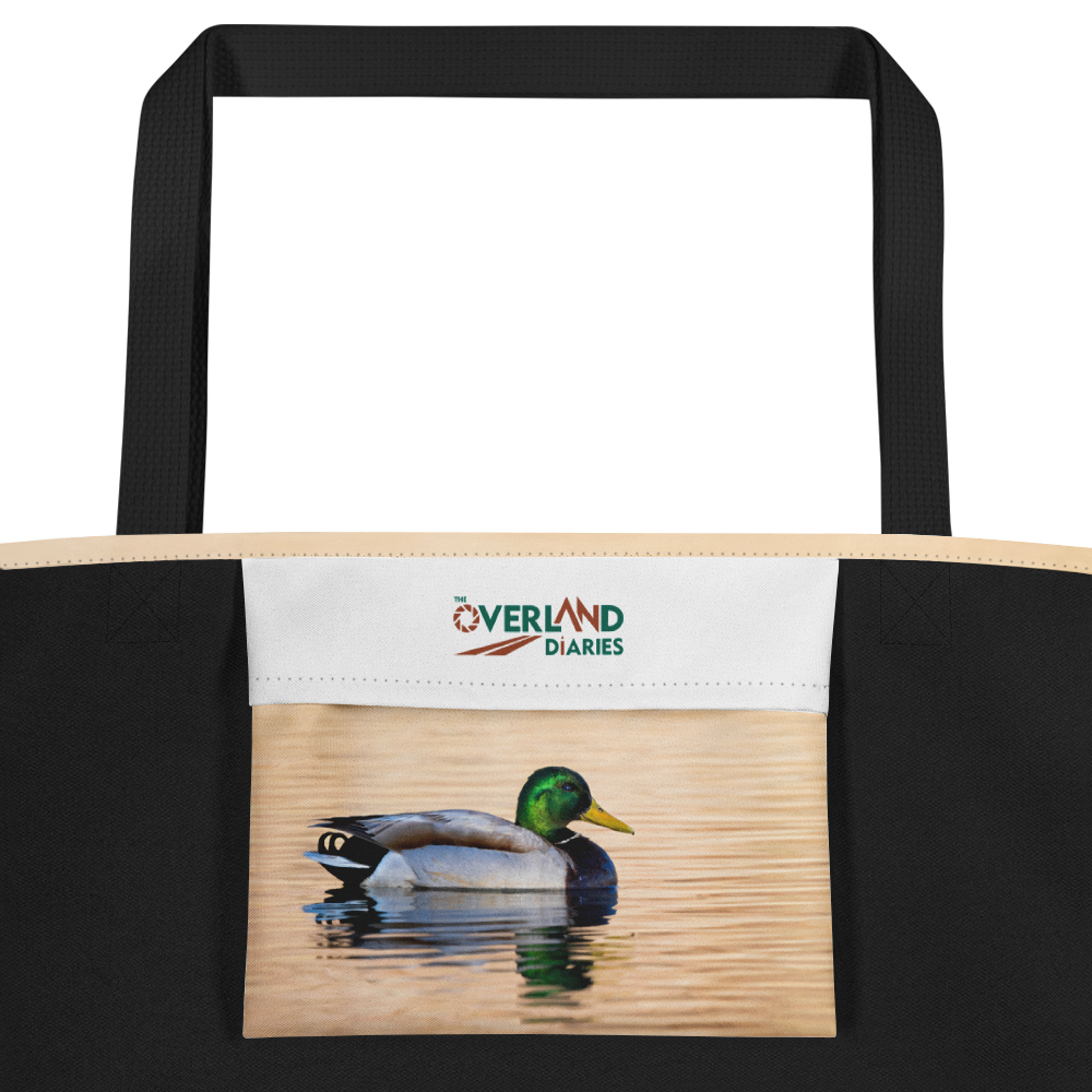 Mallard Duck All-Over Print Large Tote Bag - The Overland Diaries