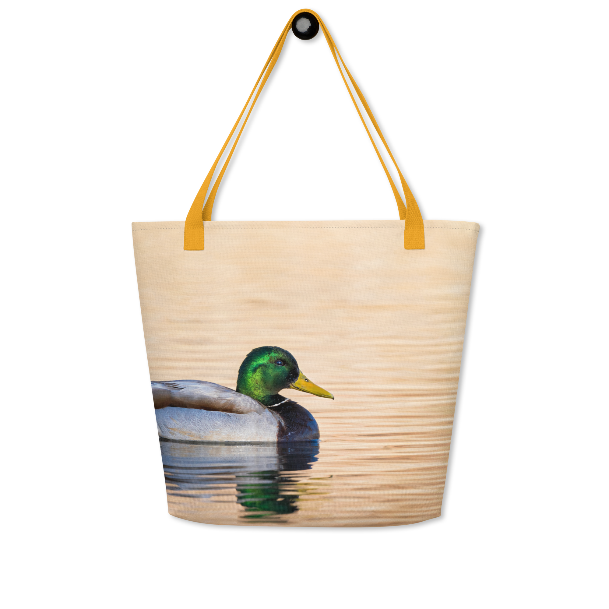 Mallard Duck All-Over Print Large Tote Bag - The Overland Diaries