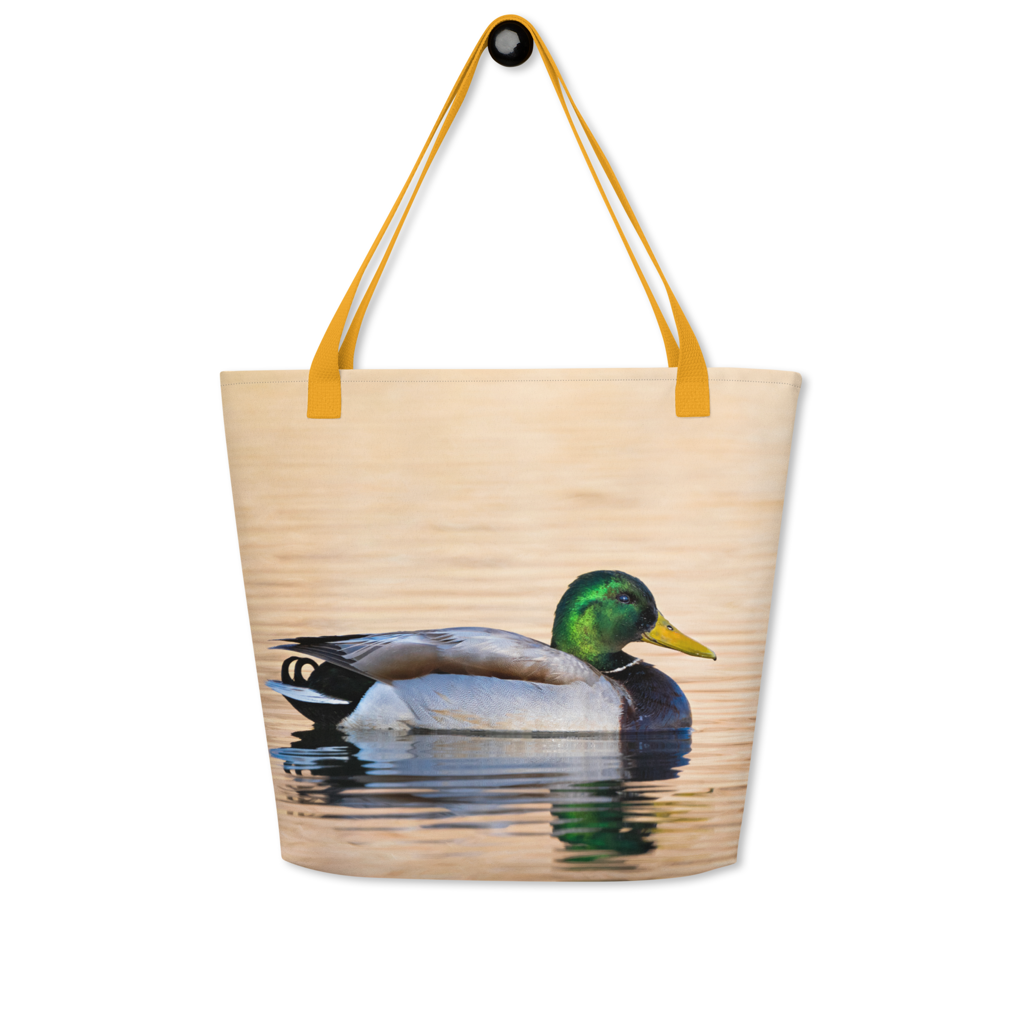 Mallard Duck All-Over Print Large Tote Bag - The Overland Diaries