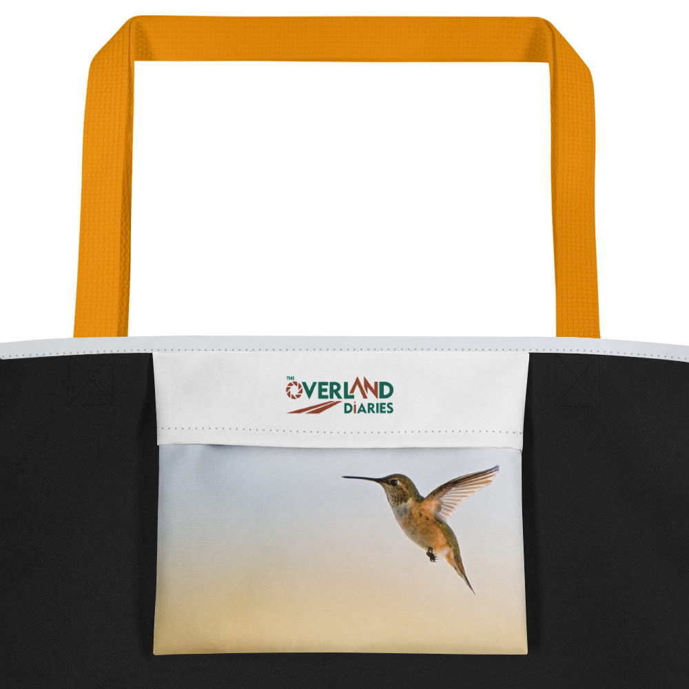 Hummingbird All-Over Print Large Tote Bag - The Overland Diaries