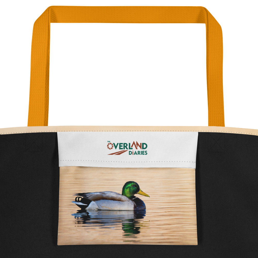 Mallard Duck All-Over Print Large Tote Bag - The Overland Diaries