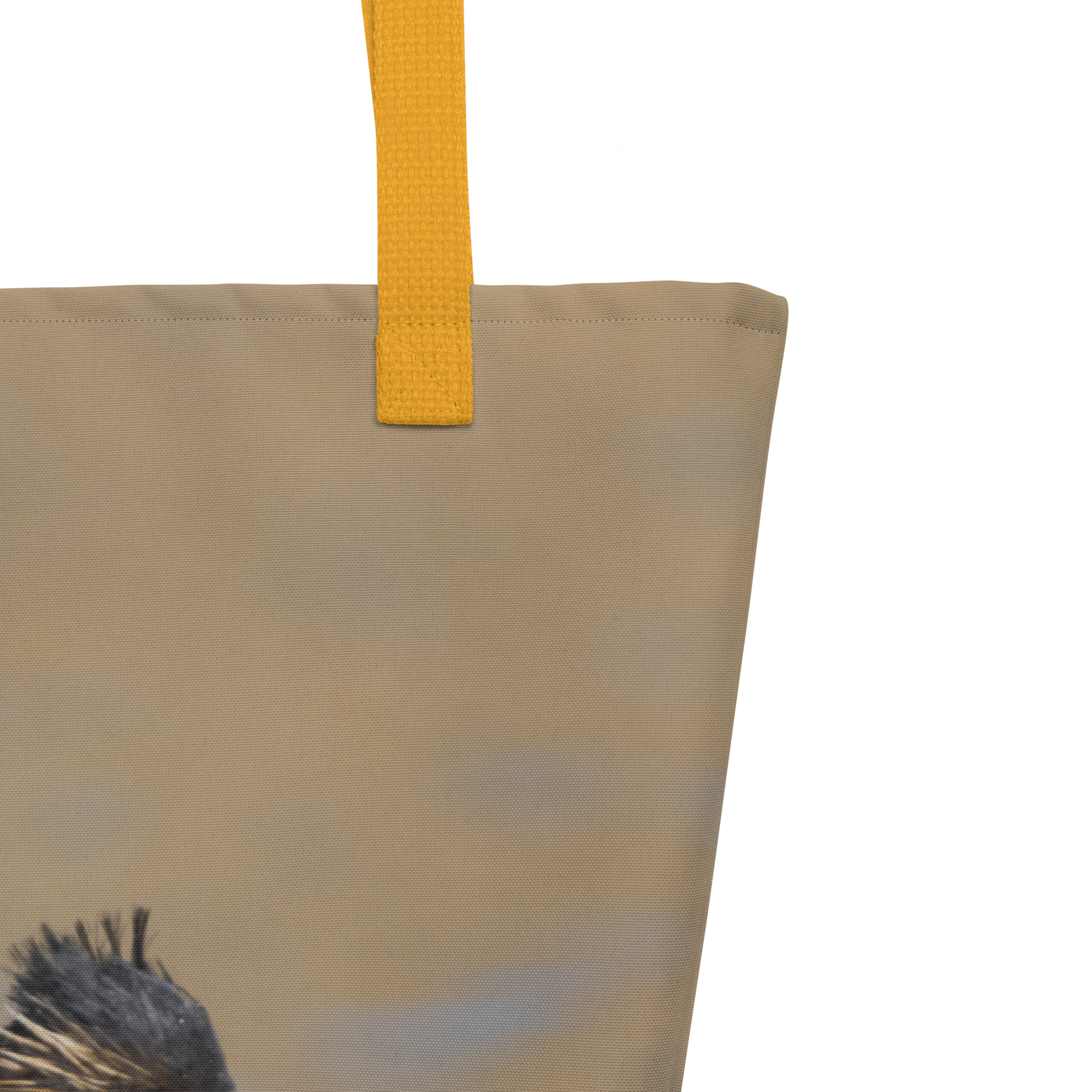 Eared Grebe All-Over Print Large Tote Bag - The Overland Diaries