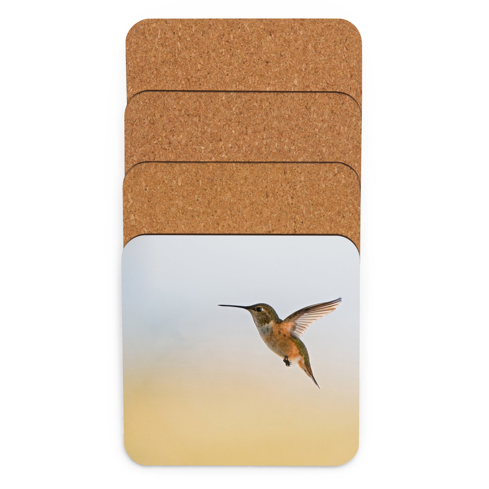 Hummingbird Cork-Back Coaster - The Overland Diaries