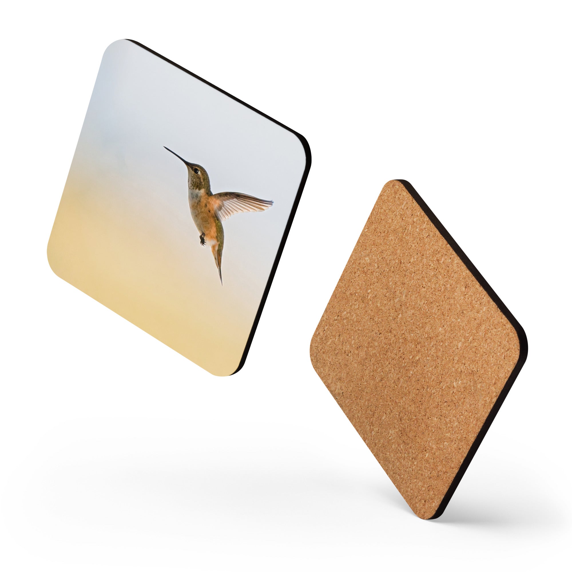 Hummingbird Cork-Back Coaster - The Overland Diaries