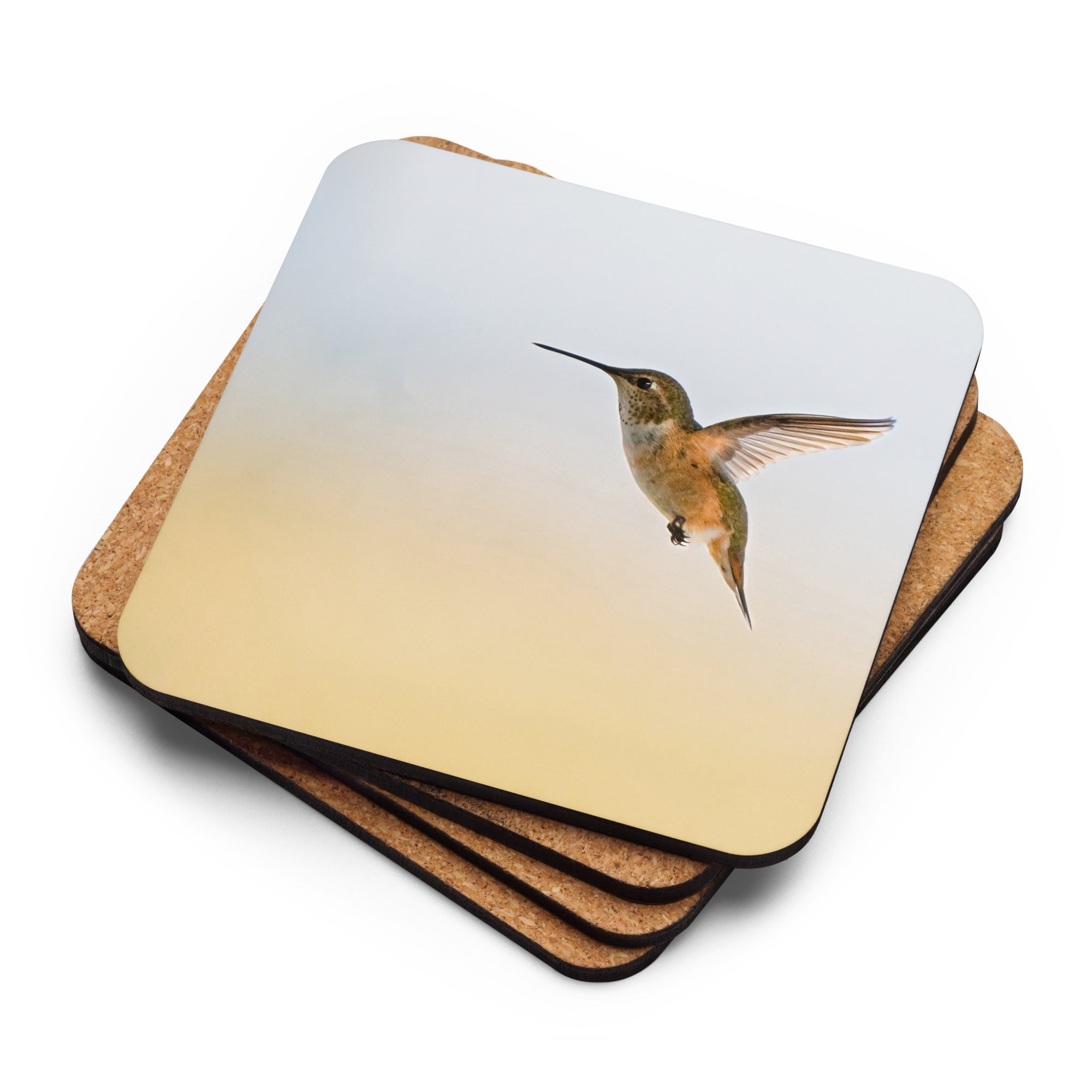 Hummingbird Cork-Back Coaster - The Overland Diaries