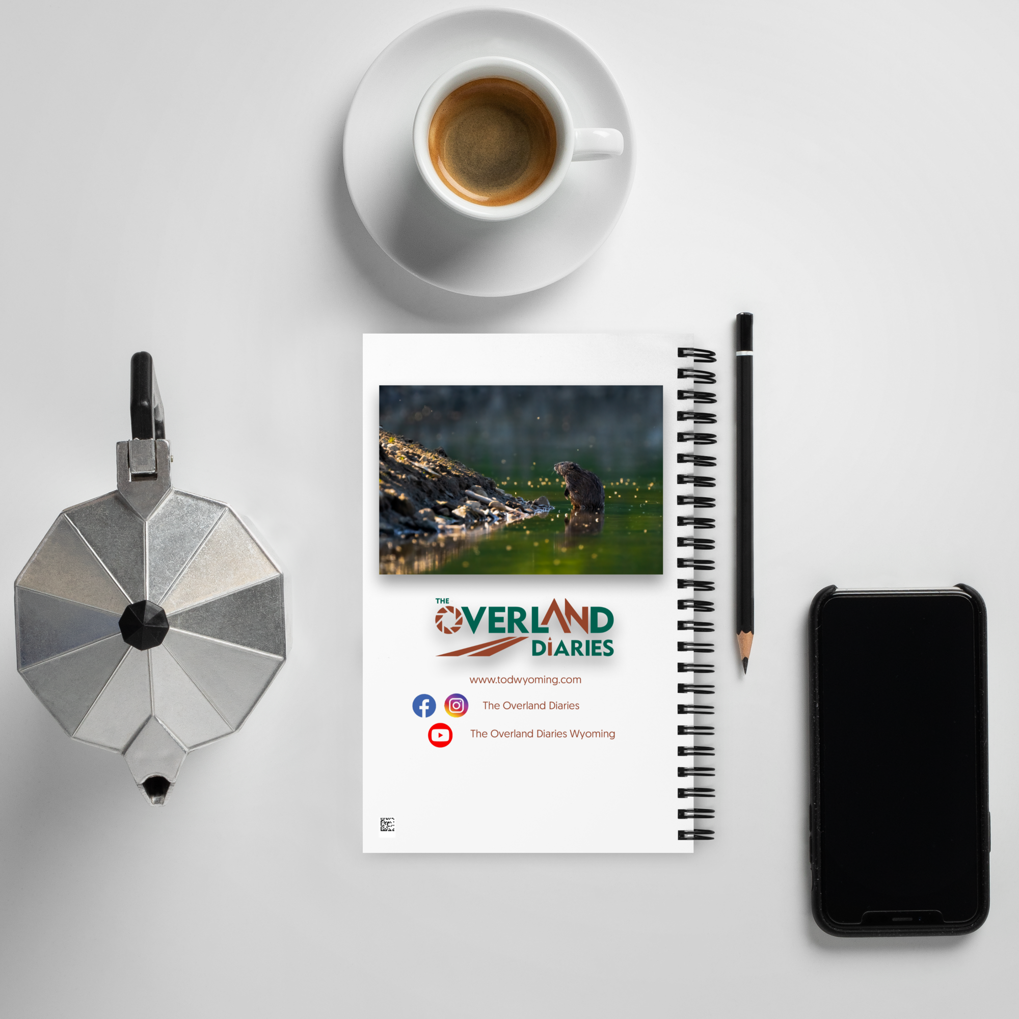Muskrat Spiral notebook - The Overland Diaries