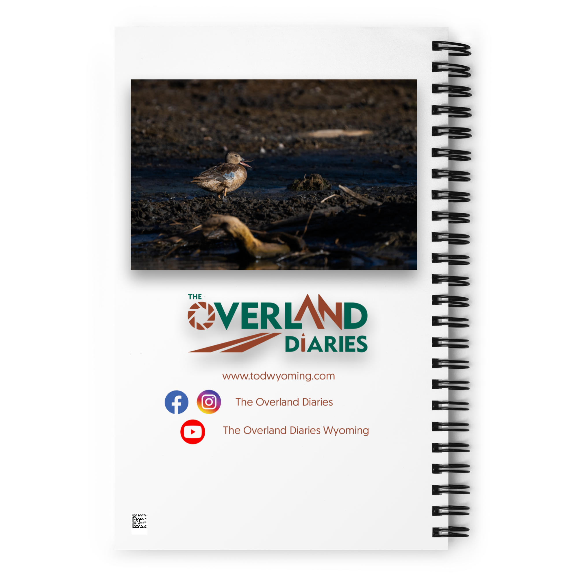 Cinnamon Teal Spiral Spiral Notebook - The Overland Diaries