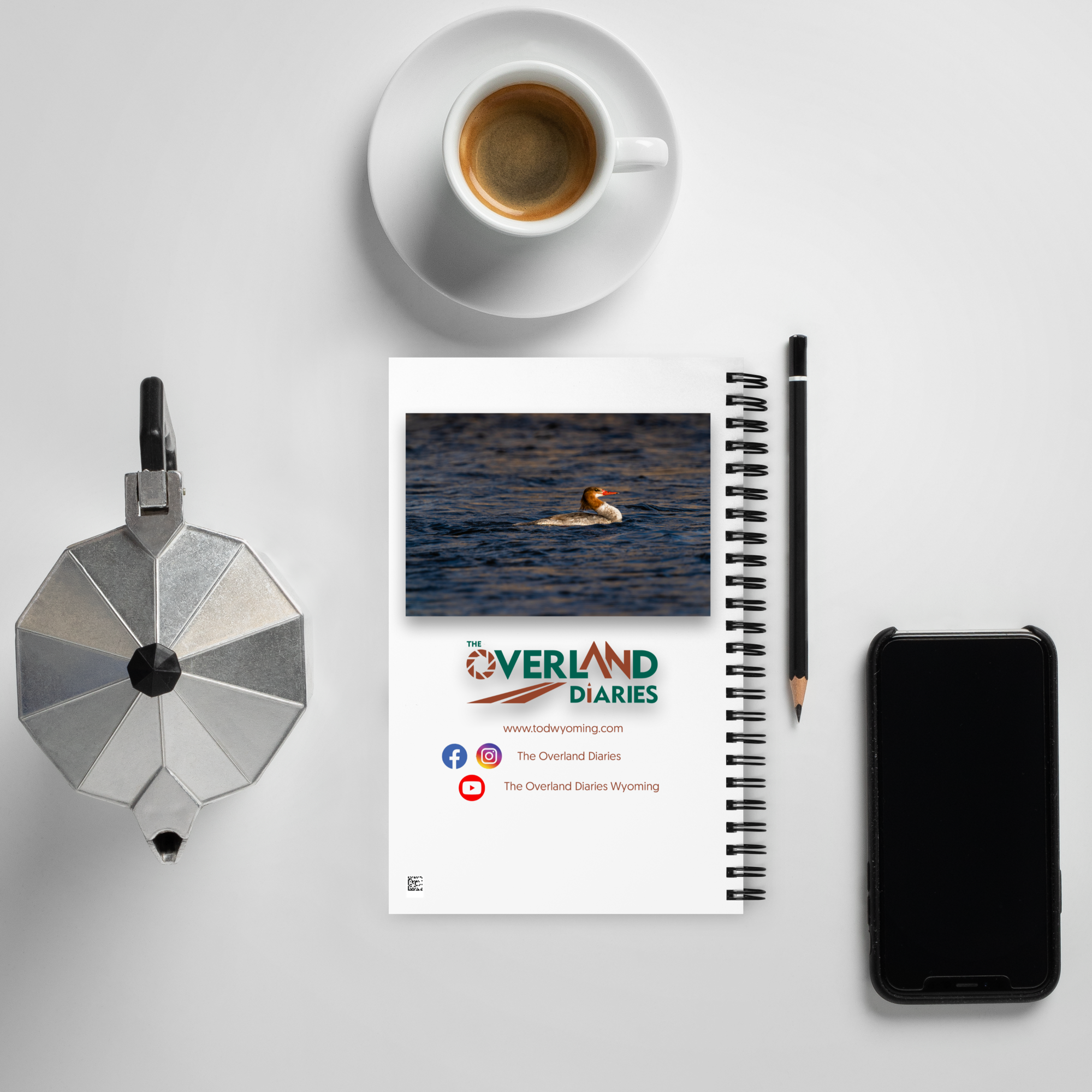 Duck Spiral Notebook - The Overland Diaries