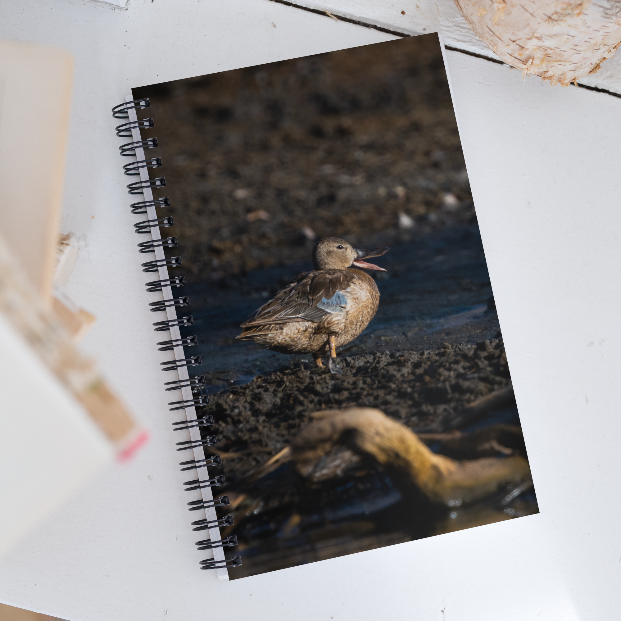 Cinnamon Teal Spiral Spiral Notebook - The Overland Diaries