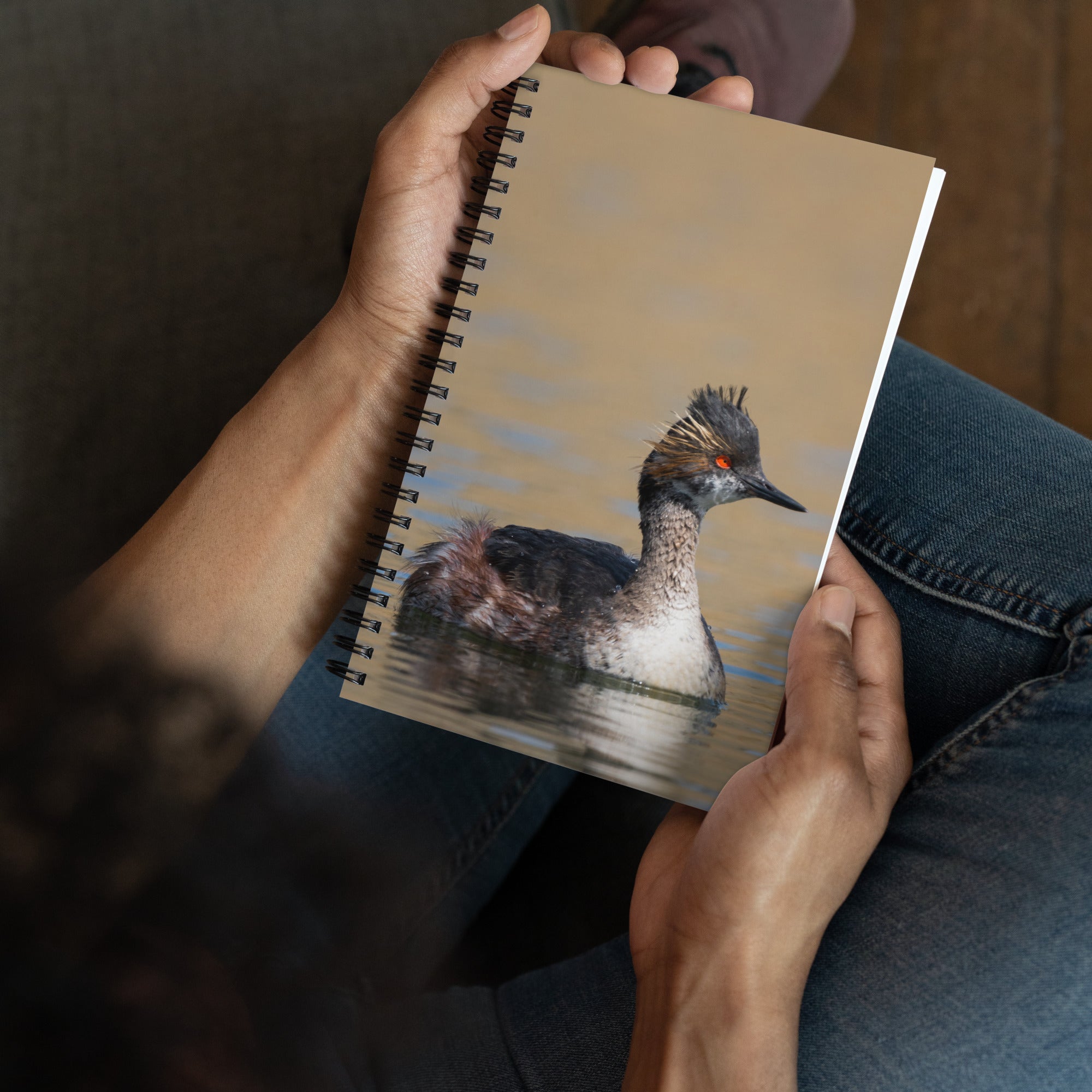 Eared Grebe Spiral Notebook - The Overland Diaries
