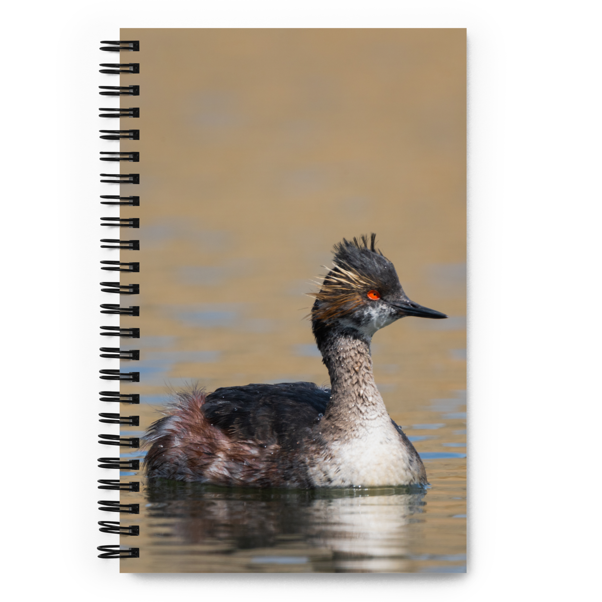 Eared Grebe Spiral Notebook - The Overland Diaries