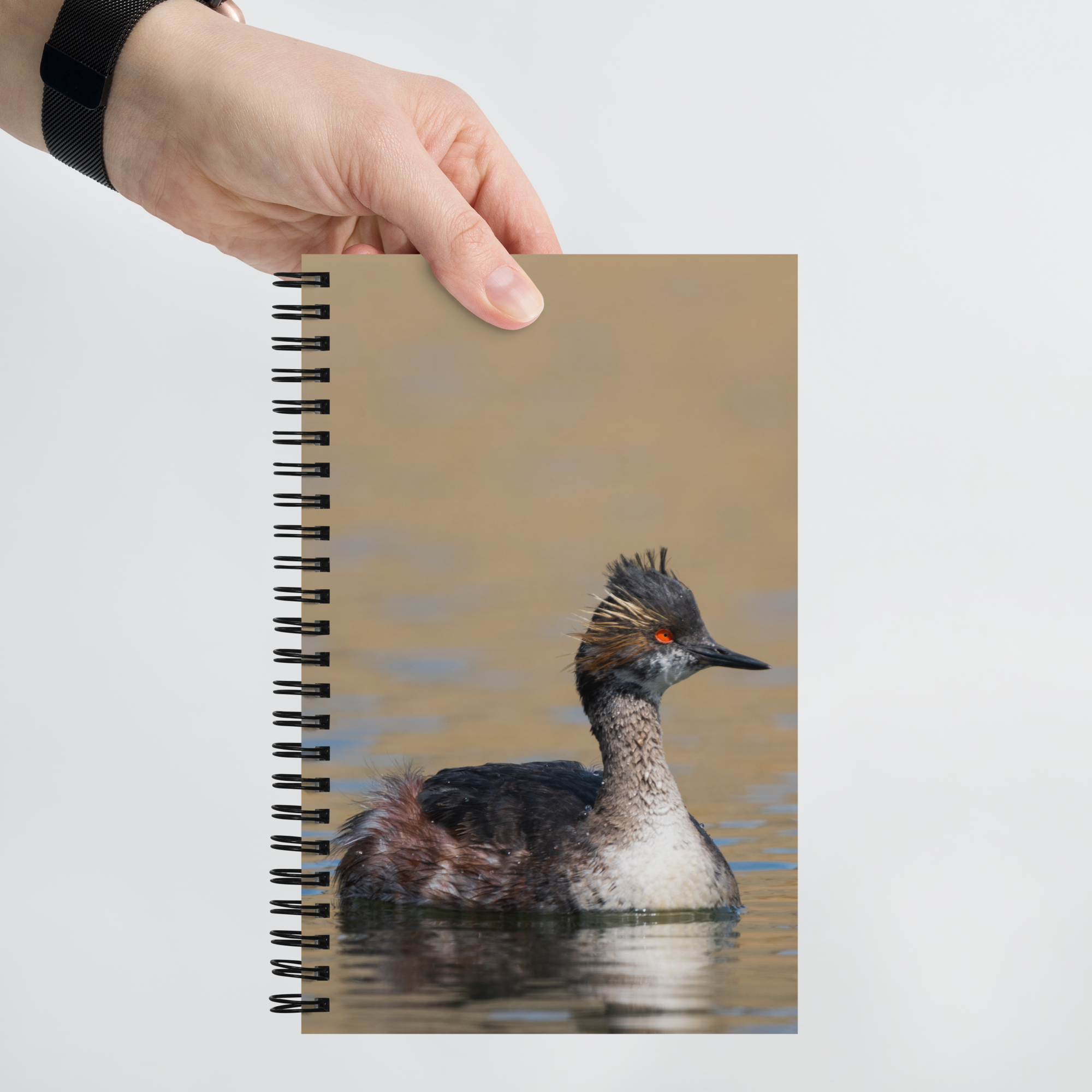 Eared Grebe Spiral Notebook - The Overland Diaries