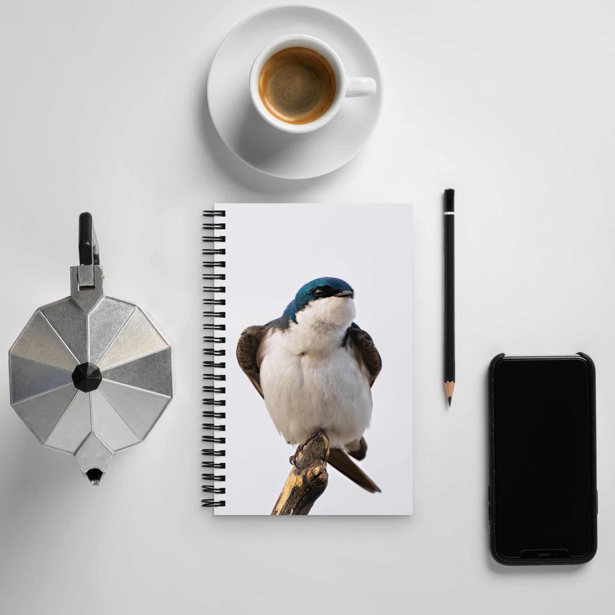 Tree Swallow Spiral Notebook - The Overland Diaries