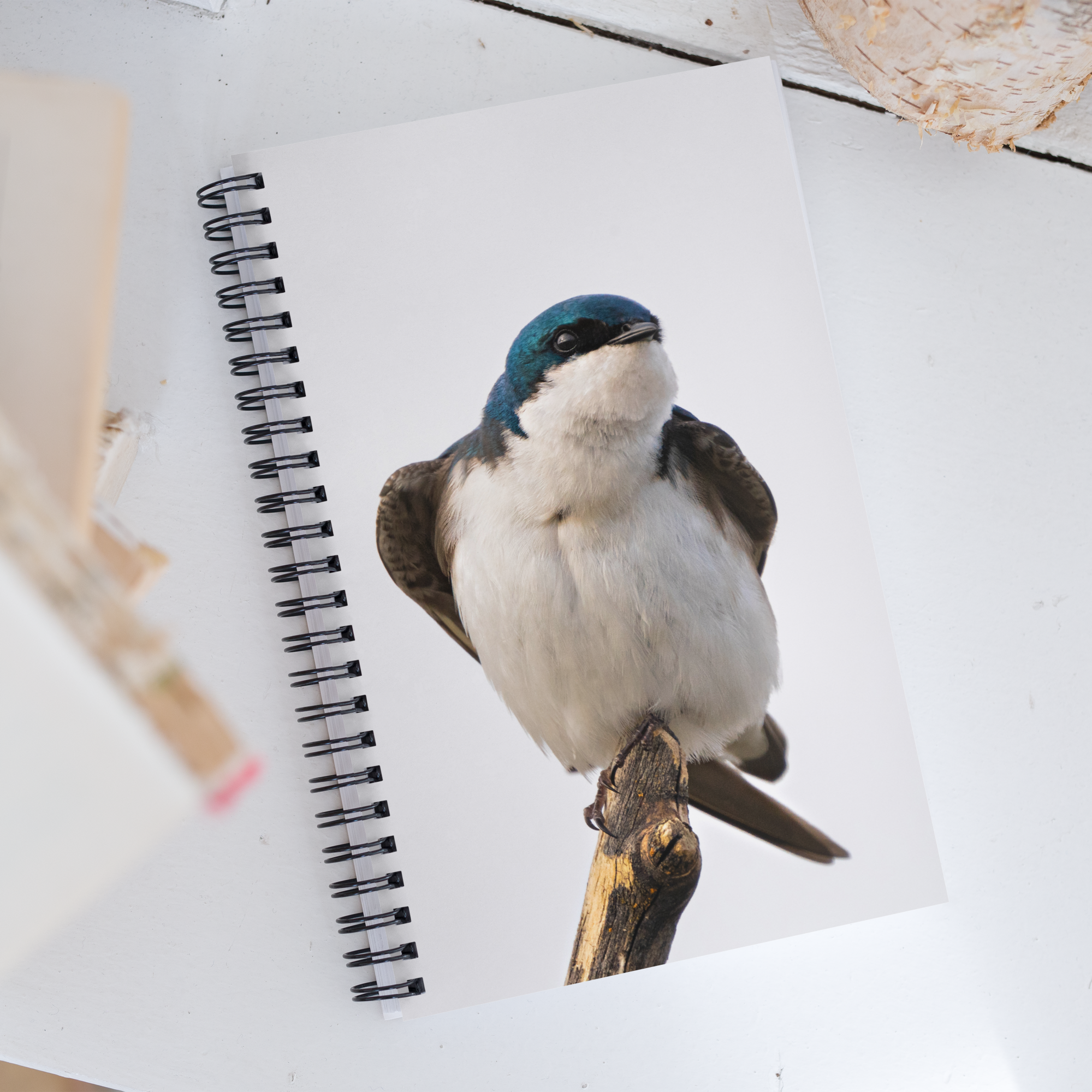 Tree Swallow Spiral Notebook - The Overland Diaries
