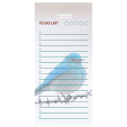 Mountain Bluebird Notepad · Wyoming Spring