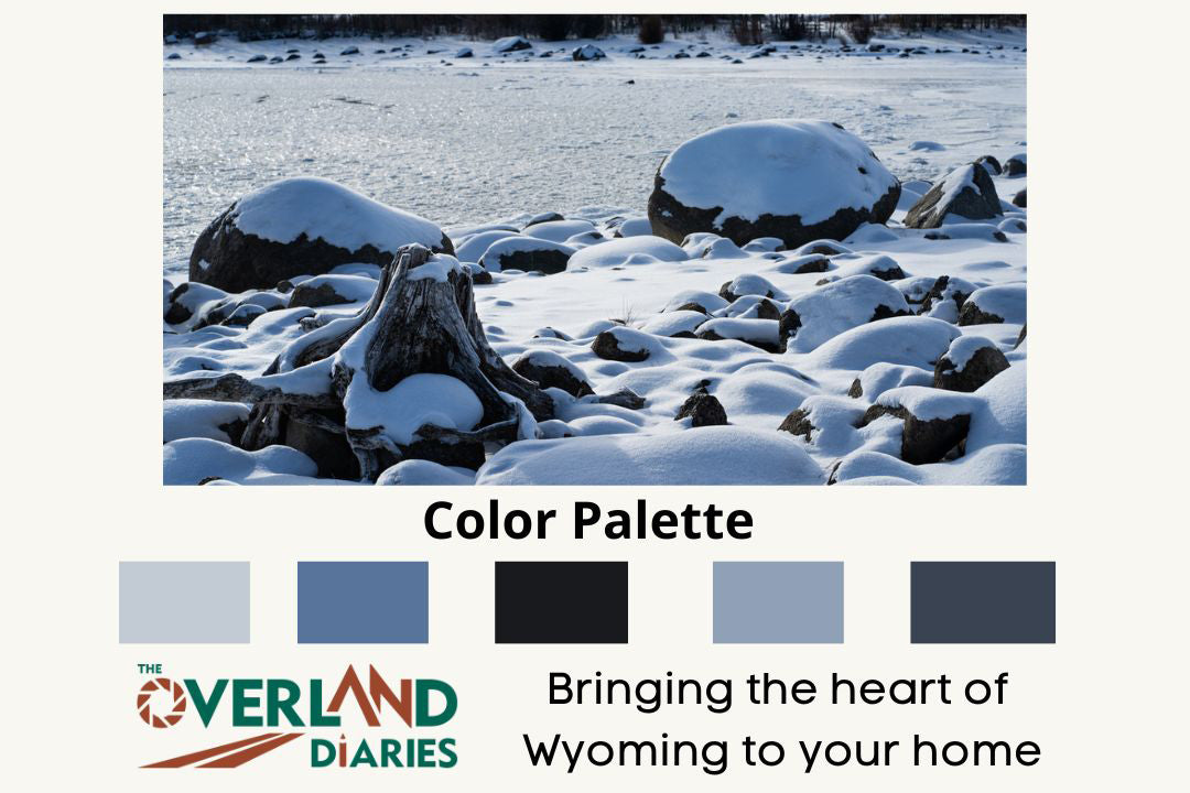 Lake View Wall Art: Embrace the Beauty of Wyoming’s Frozen Wilderness