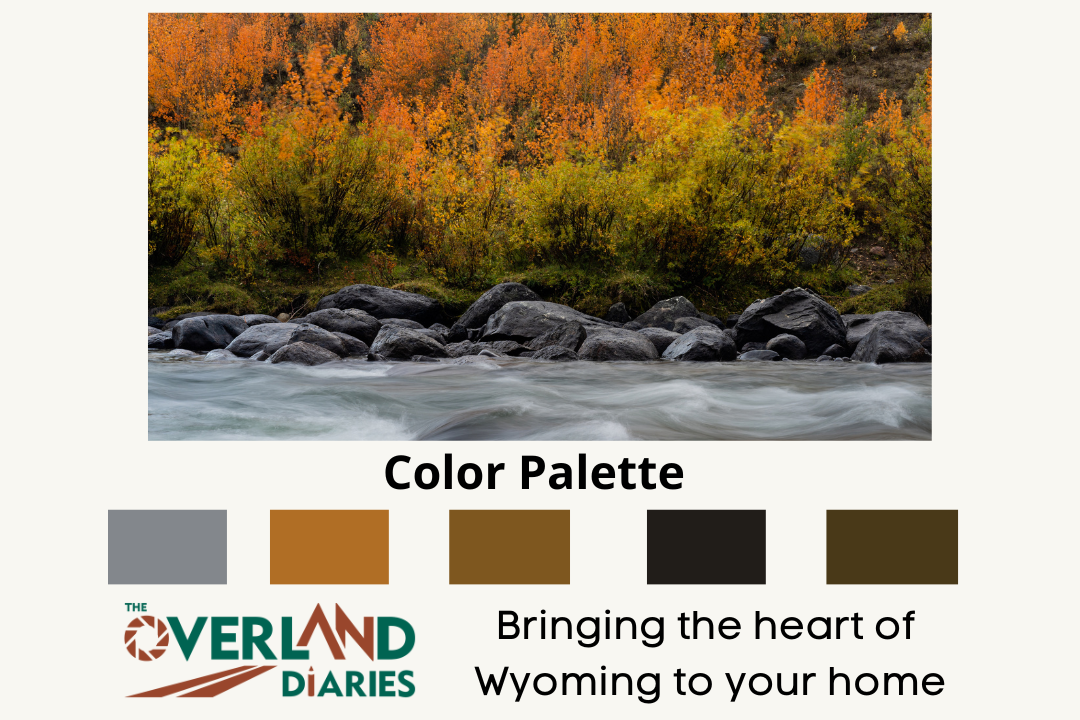 Green River, Wyoming in the Fall Home Decor Wall Art