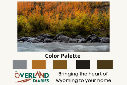 Green River, Wyoming in the Fall Home Decor Wall Art