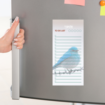 Mountain Bluebird Notepad · Wyoming Spring