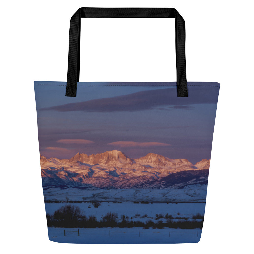 Wind River Range All-Over Print Large Tote Bag