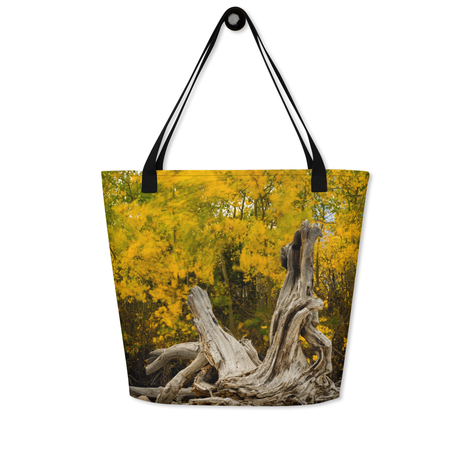 Wyoming in the Fall  All-Over Print Large Tote Bag
