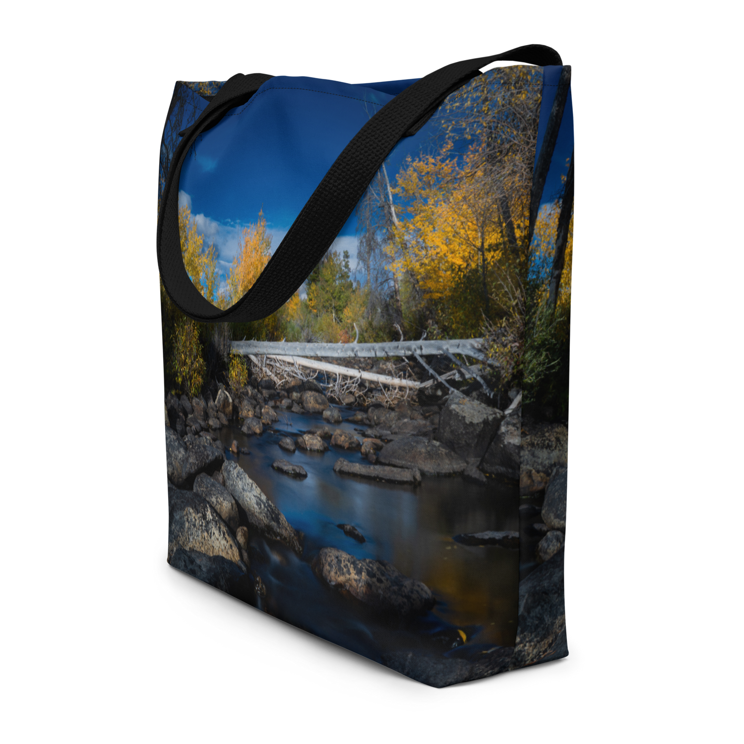 Aspens in the Fall All-Over Print Large Tote Bag