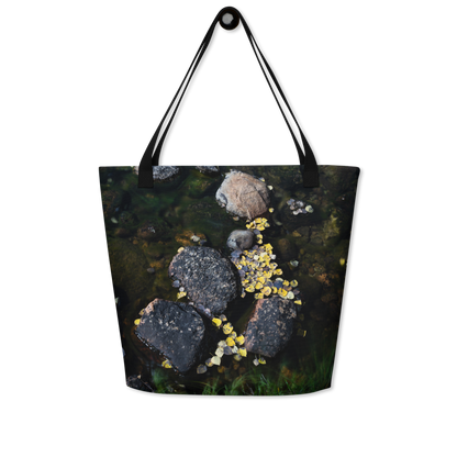 Fall Leaves All-Over Print Large Tote Bag