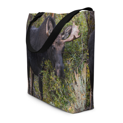 Moose Large Tote Bag