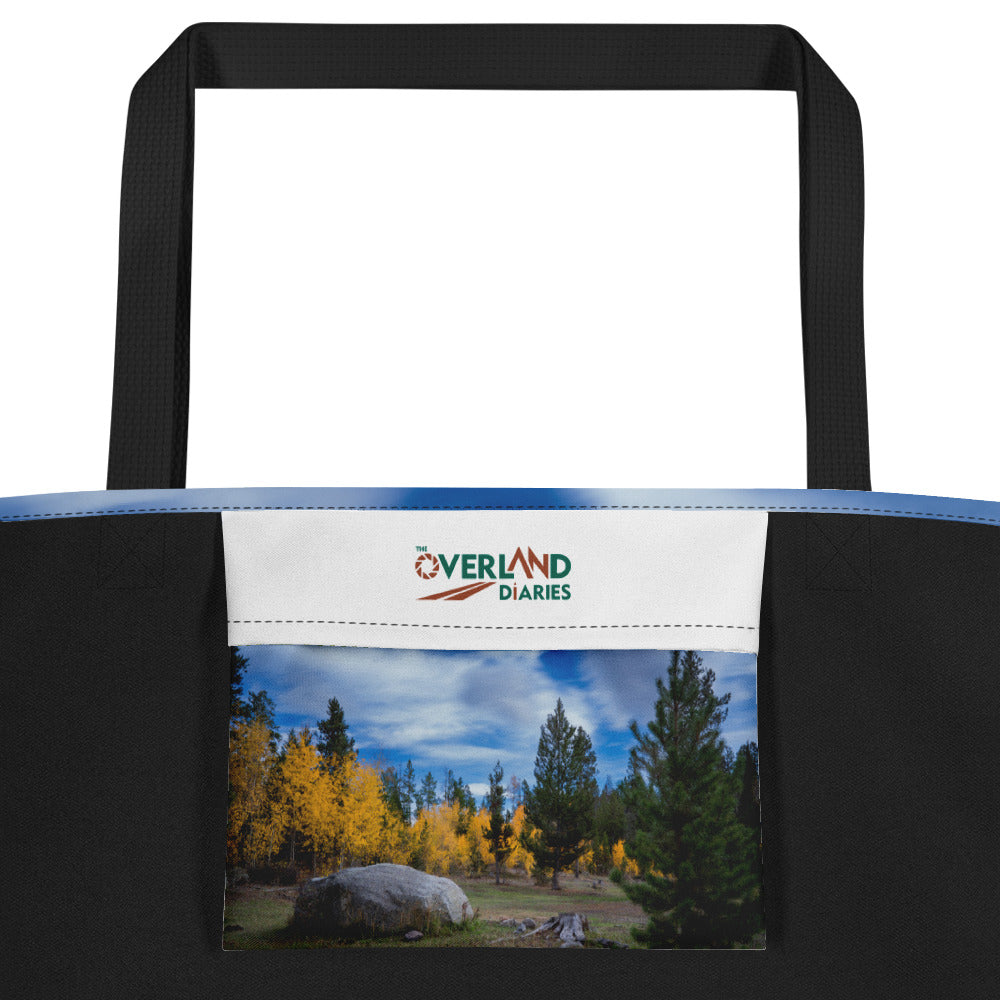 Fall in Wyoming All-Over Print Large Tote Bag