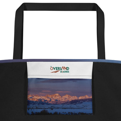 Wind River Range All-Over Print Large Tote Bag