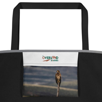 Young Bald Eagle All-Over Print Large Tote Bag