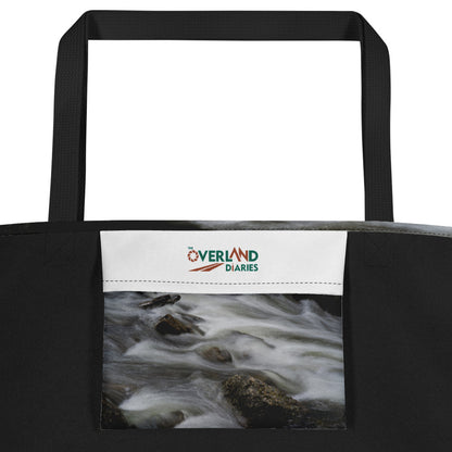 Creek All-Over Print Large Tote Bag