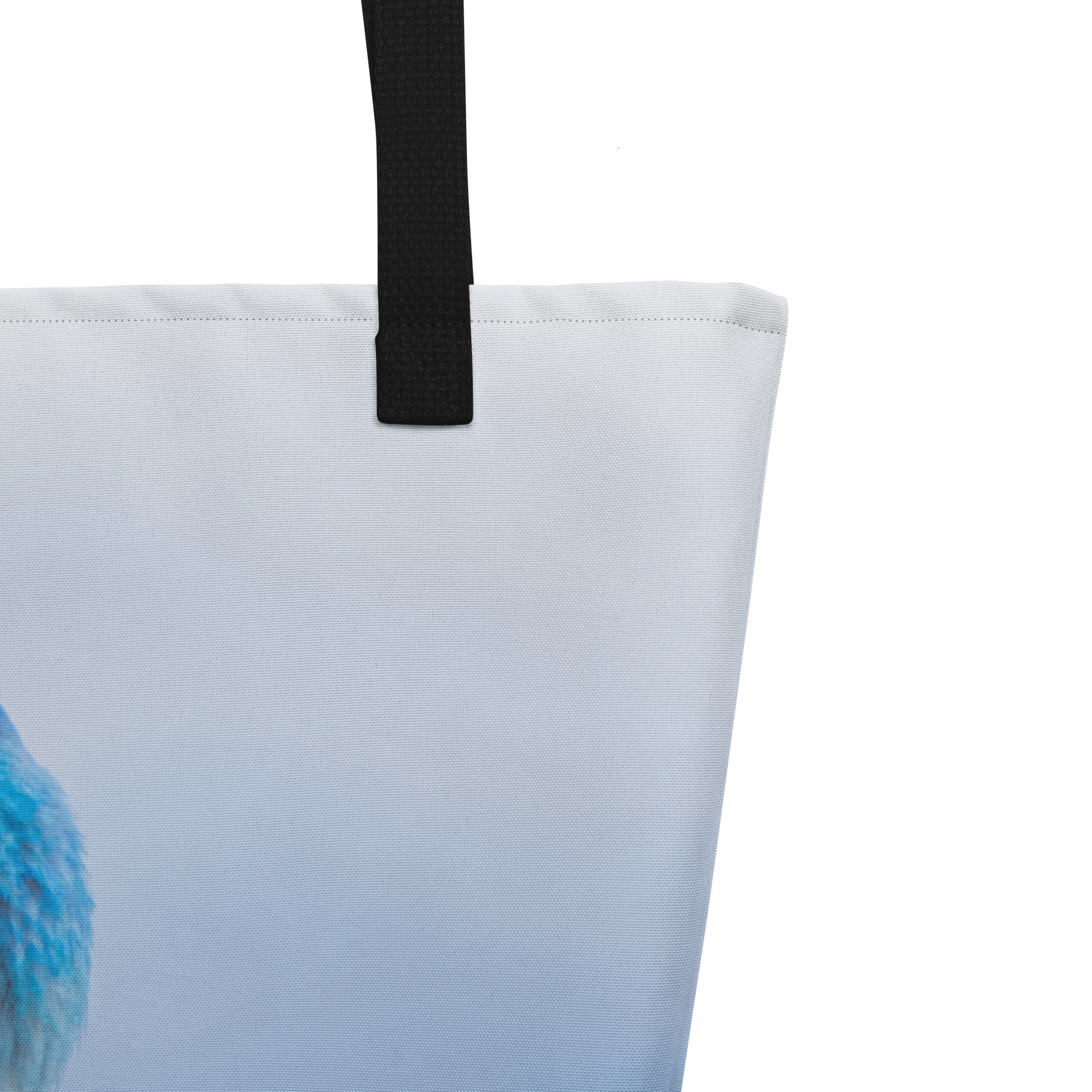 Mountain Bluebird All-Over Print Large Tote Bag